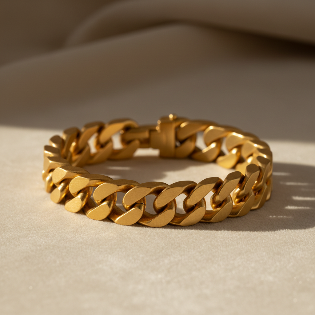 Men's Gold Chain Bracelet