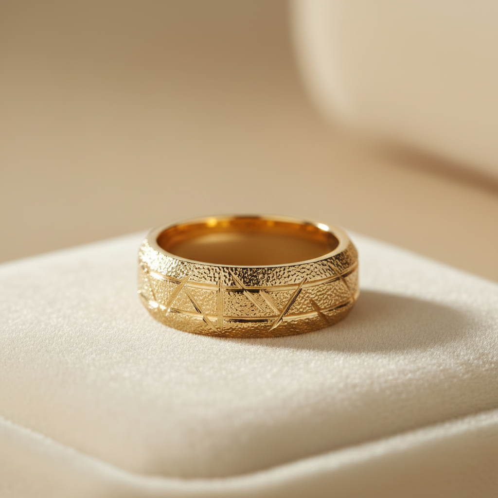 Men's Bold Gold Ring