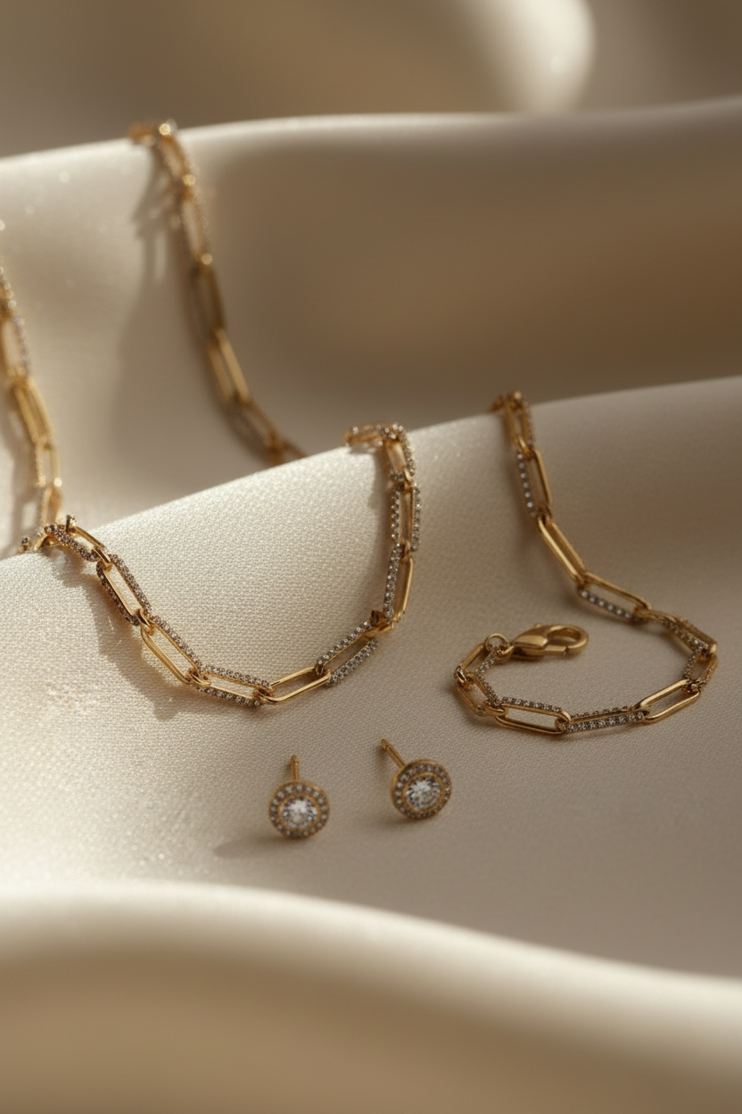 Luxury Jewelry Set Editorial