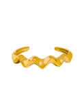 Golden Ripple Cuff