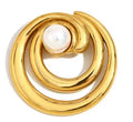 Spiral Elegance Brooch