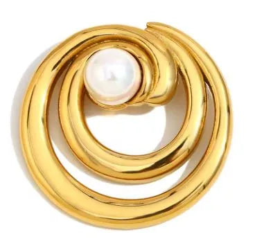 Spiral Elegance Brooch