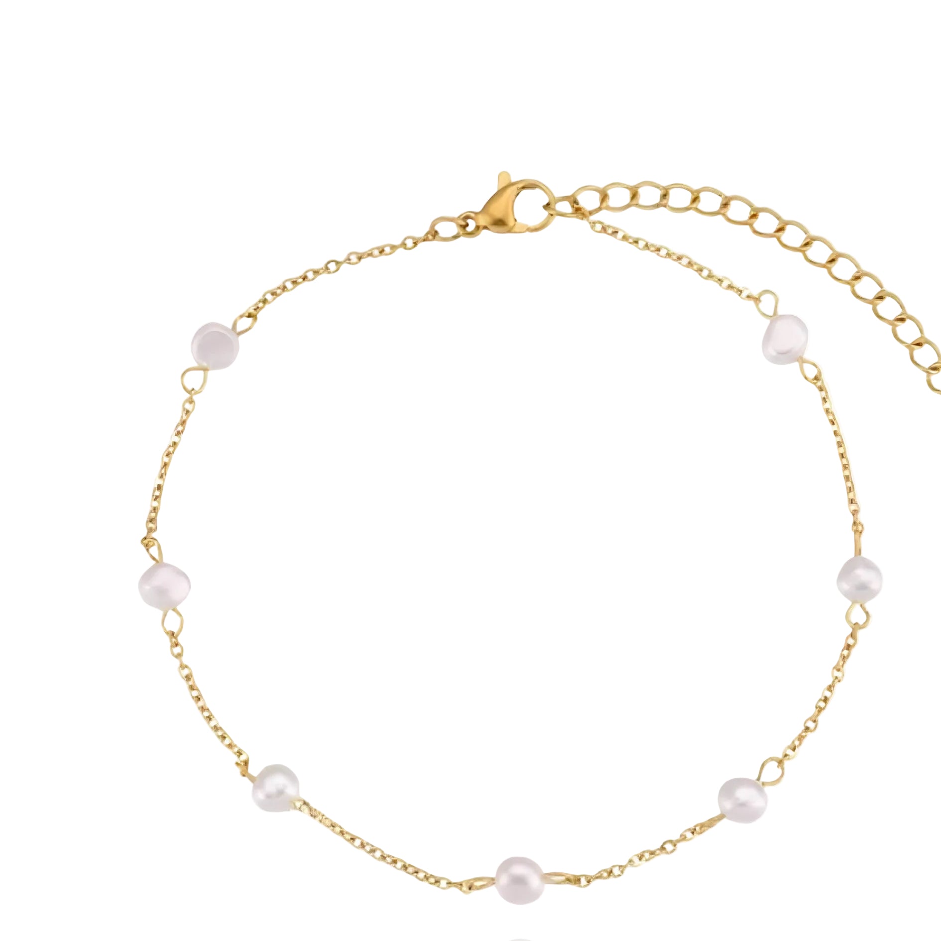 Soft Glow Pearl Anklet