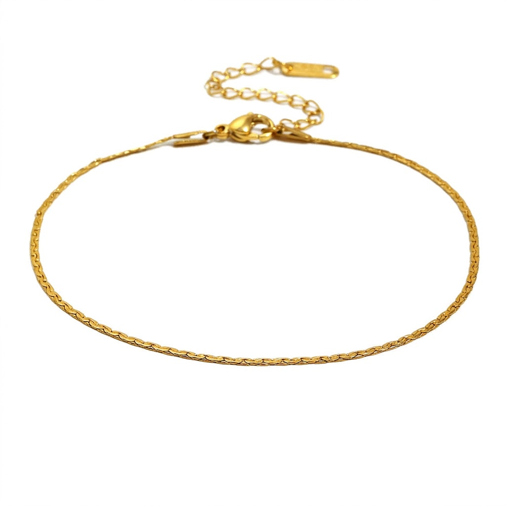 Linear Link Anklet
