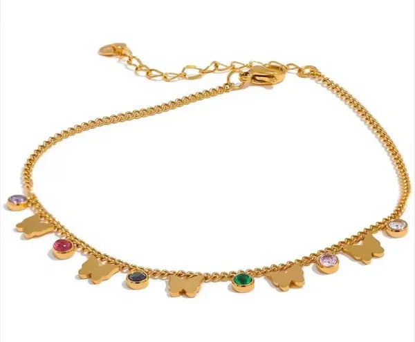 Golden Wings Anklet