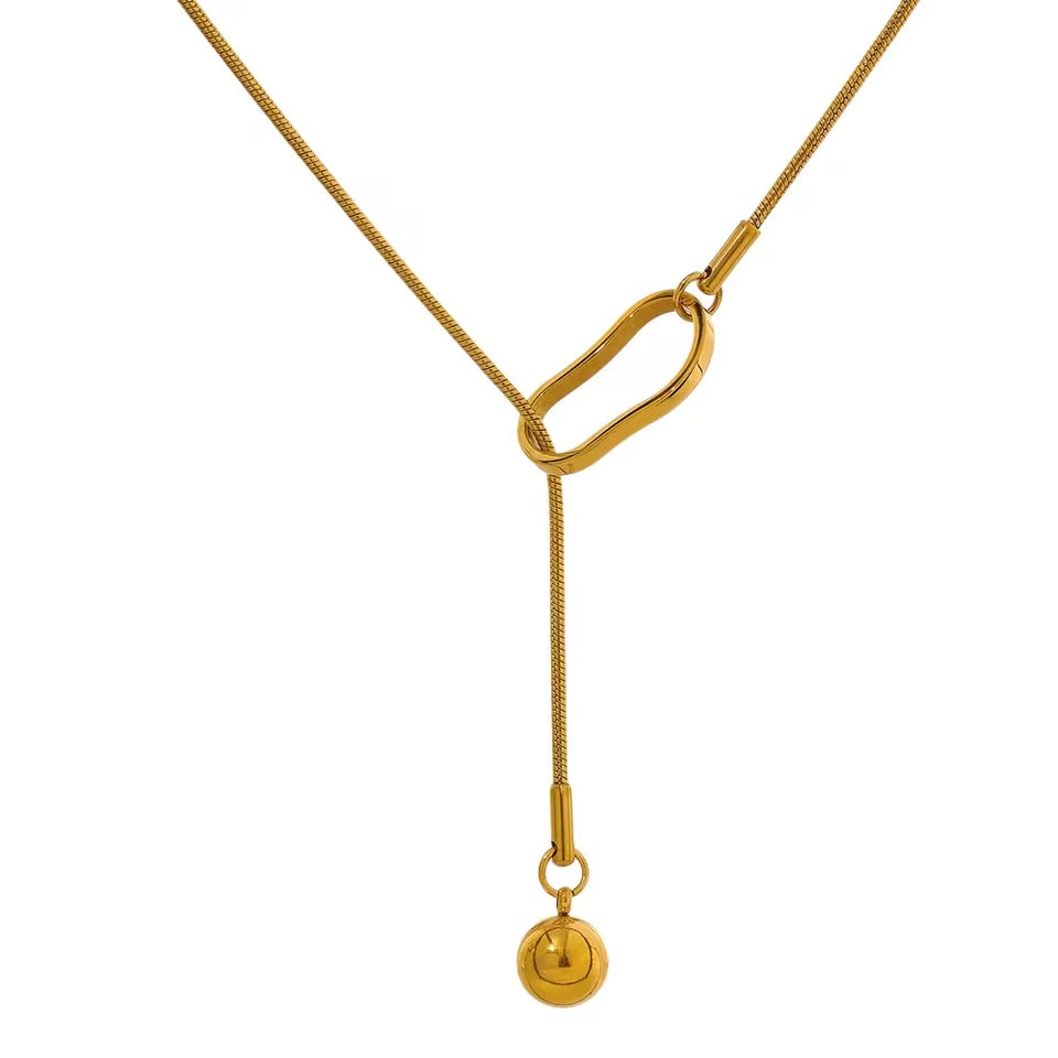 Hooked Elegance LariatNecklace
