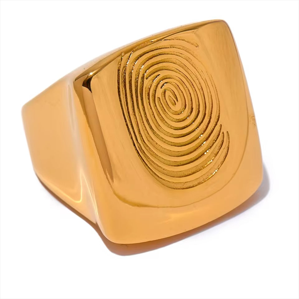 Vortex Signet Ring