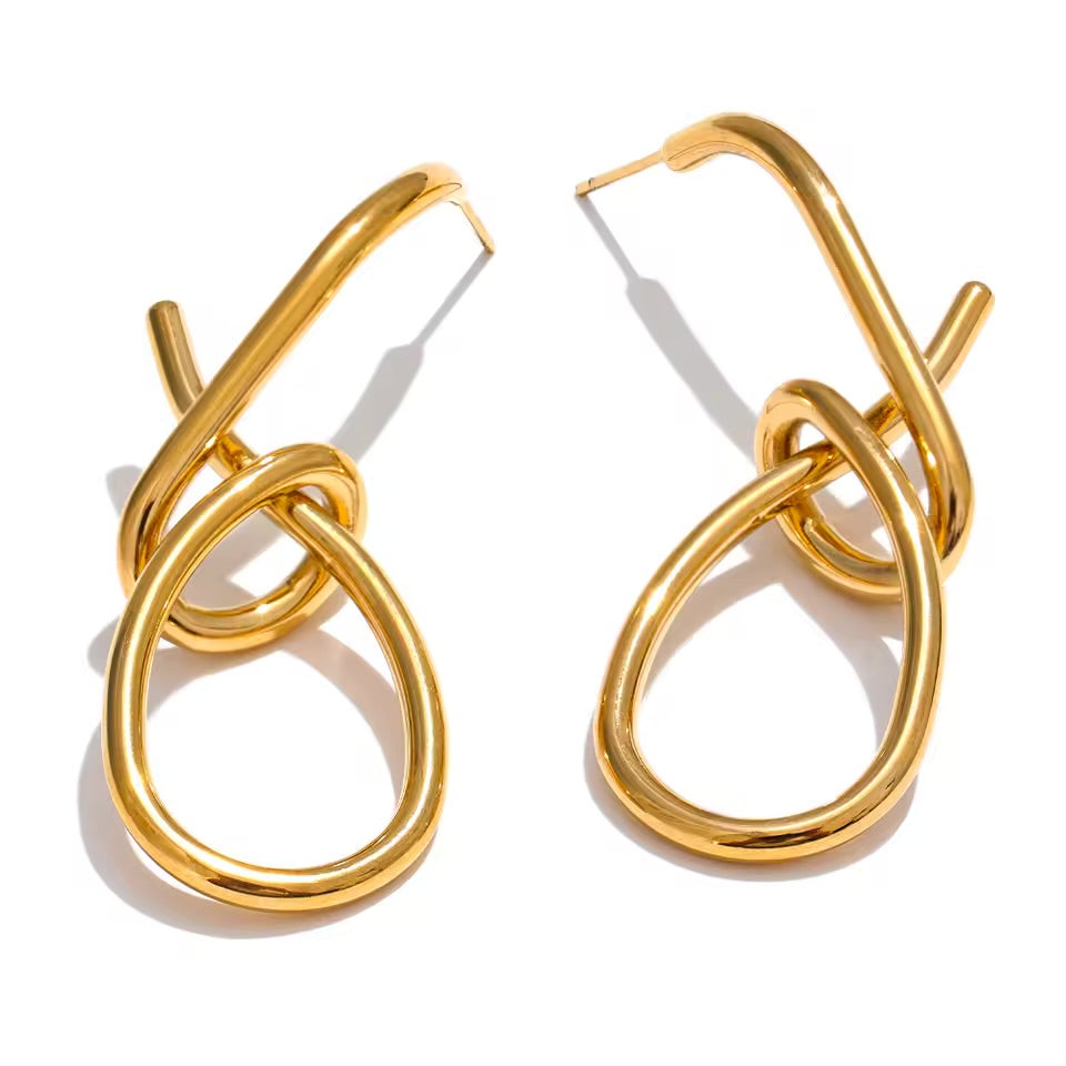 Flux Hoop Earrings