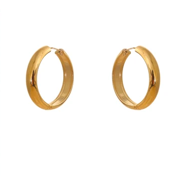 Classic Gold Hoops