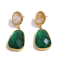 Geo Drop Earrings