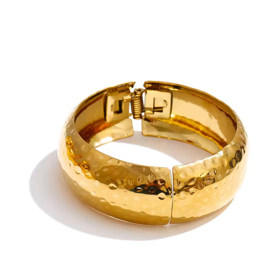 Textured Statement Bangle