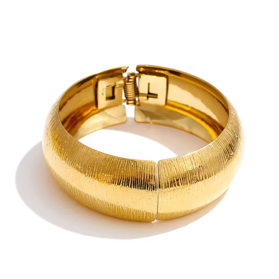 Textured Statement Bangle