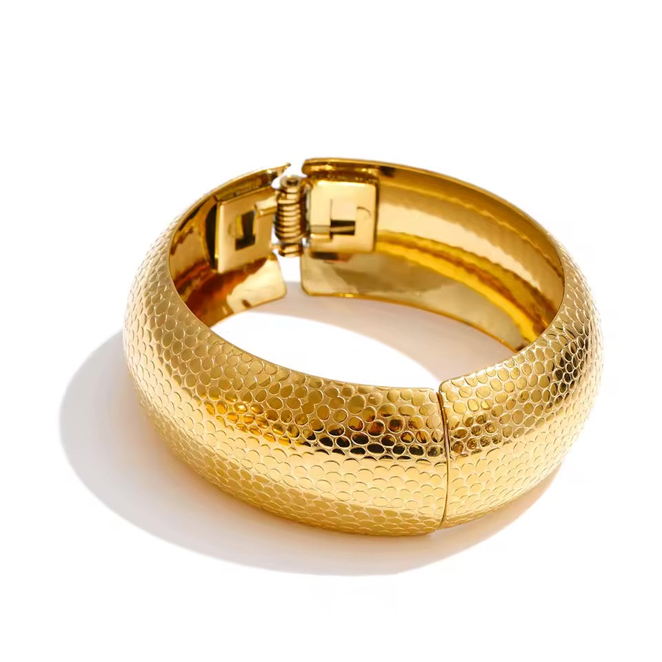 Textured Statement Bangle