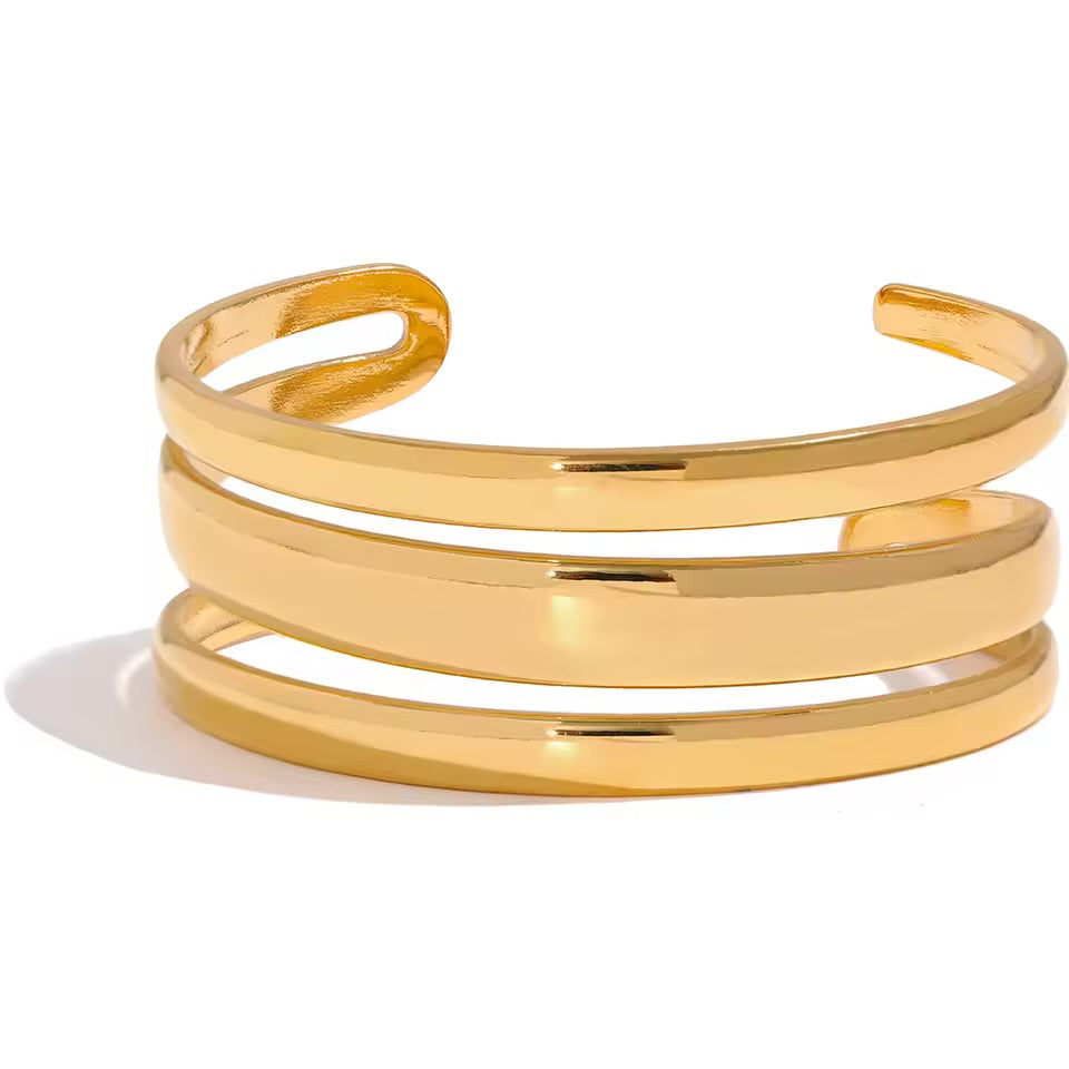 Layered Curve Cuff