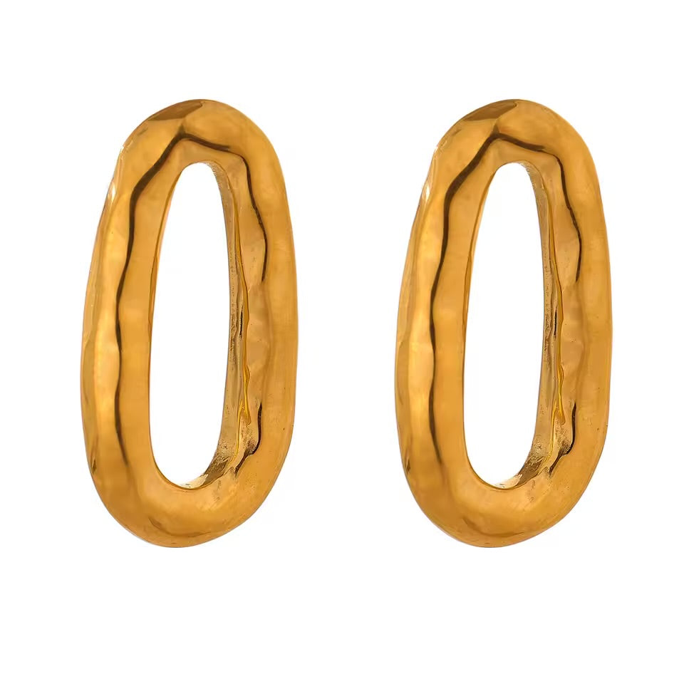 Forged Oval Studs
