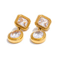 Geo Drop Earrings