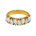 Opal Crown Ring