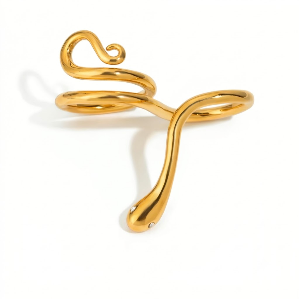 Double Band Twisted Ring