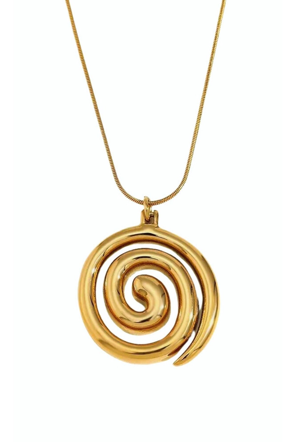 Golden Spiral Necklace