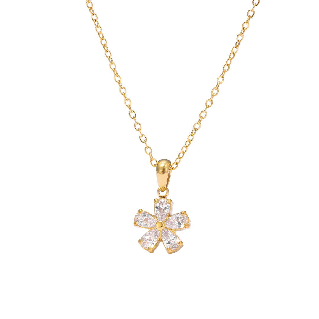 Crystal blossom Necklace
