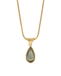 Olive Drop Necklace