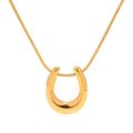 Golden Horseshoe Necklace