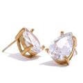 Dazzling Teardrop Studs