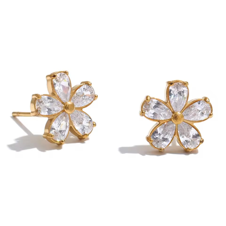 Crystal Blossom Studs