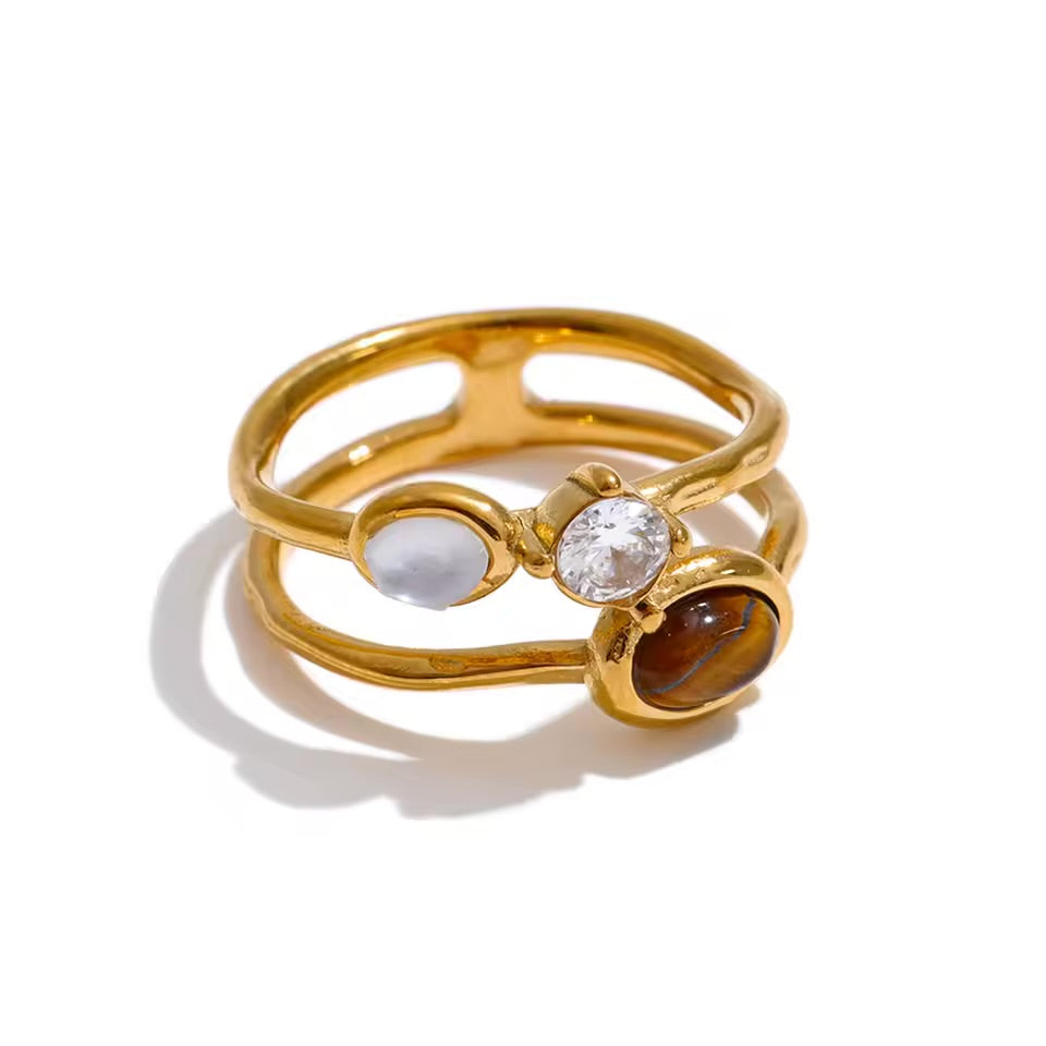 Trinity Stone Ring