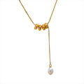Pearl Drop Lariat