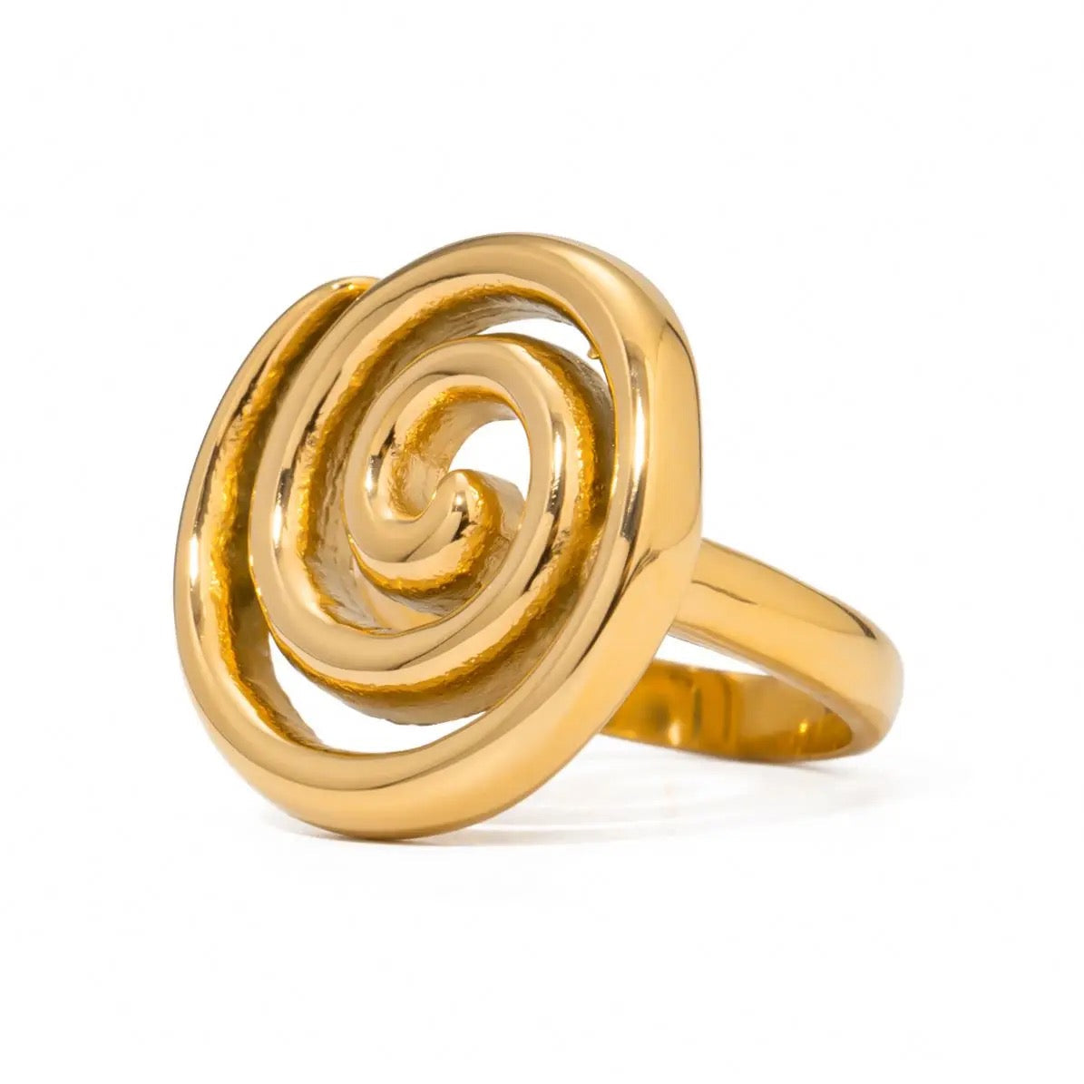 Golden Spiral Ring